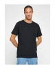 Basic Tişört Slim Fit Bisiklet Yaka Kısa Kollu Pamuklu
