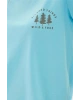 Baskılı T-shirt Turkuaz / Turquoise