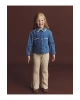 Bebe Yaka Kız Çocuk Jean Ceket
