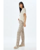 Bej Melanj Kadın Pijama Takımı 5WLK40044MK