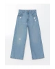Beli Ayarlanabilir Lastikli Kız Çocuk Jean Pantolon
