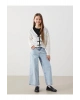 Beli Ayarlanabilir Lastikli Kiz Cocuk Jean Pantolon - S50467Z4