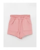Beli Lastikli Basic Kız Bebek Şort
