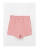 Beli Lastikli Basic Kız Bebek Şort