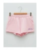 LCW Kids Pembe Beli Lastikli Baskılı Kız Çocuk Şort