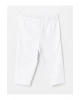 LCW Kids Beyaz Beli Lastikli Kız Çocuk Basic Tayt