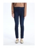 Beli Lastikli Slim Fit Kadın Jean Pantolon