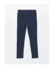 Beli Lastikli Slim Fit Kadın Jean Pantolon