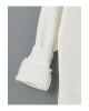 Bisiklet Yaka Baskılı Oversize Kadın Kalın Sweatshirt Tunik