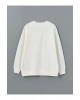 Bisiklet Yaka Baskılı Oversize Kadın Kalın Sweatshirt Tunik