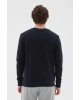 Bisiklet Yaka Baskılı Sweatshirt Lacivert / Navy