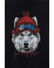Bisiklet Yaka Baskılı Sweatshirt Lacivert / Navy