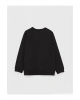 Bisiklet Yaka Baskılı Uzun Kollu Kız Çocuk Sweatshirt