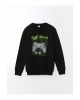 Bisiklet Yaka Erkek Çocuk Sweatshirt