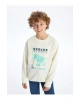 Bisiklet Yaka Erkek Çocuk Sweatshirt