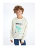 Bisiklet Yaka Erkek Çocuk Sweatshirt