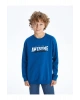 Bisiklet Yaka Erkek Çocuk Sweatshirt