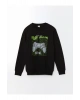 Bisiklet Yaka Erkek Çocuk Sweatshirt