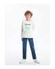 Bisiklet Yaka Erkek Çocuk Sweatshirt