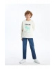Bisiklet Yaka Erkek Çocuk Sweatshirt