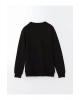 Bisiklet Yaka Erkek Çocuk Sweatshirt
