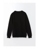Bisiklet Yaka Erkek Çocuk Sweatshirt