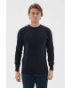 Bisiklet Yaka Kazak Lacivert / Navy