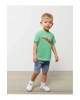 Bisiklet Yaka Kısa Kol Baskılı Erkek Bebek Tişört