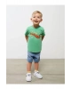 Bisiklet Yaka Kısa Kol Baskılı Erkek Bebek Tişört