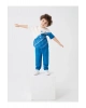 Bisiklet Yaka Kısa Kollu Baskılı Erkek Bebek Tişört Ve Eşofman Alt 2li Takım