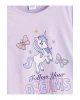 Bisiklet Yaka Kız Çocuk Pijama Takım 2li (W5)