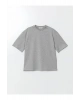 Bisiklet Yaka Oversize Kadın Tişört (S5)