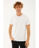 Bisiklet Yaka T-shirt Beyaz / White