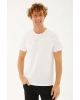 Bisiklet Yaka T-shirt Beyaz / White