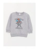 Bisiklet Yaka Uzun Kollu Erkek Bebek Sweatshirt ve Pantolon 2li Takım