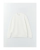 Bisiklet Yaka Uzun Kollu Erkek Sweatshirt