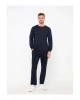 Bisiklet Yaka Uzun Kollu Erkek Sweatshirt