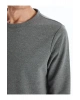 Bisiklet Yaka Uzun Kollu Erkek Sweatshirt