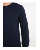 Bisiklet Yaka Uzun Kollu Erkek Sweatshirt
