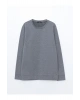 Bisiklet Yaka Uzun Kollu Erkek Sweatshirt