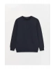 Bisiklet Yaka Uzun Kollu Erkek Sweatshirt