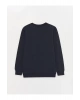 Bisiklet Yaka Uzun Kollu Erkek Sweatshirt