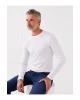 Bisiklet Yaka Uzun Kollu Erkek Sweatshirt - W31628Z8