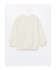 Bisiklet Yaka Uzun Kollu Kız Bebek Sweatshirt ve Eşofman Alt 2li Takım
