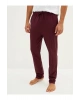 Bordo Standart Kalıp Erkek Pijama Alt