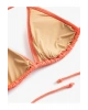 Boyundan Bağlamalı İpli Üçgen Bikini Üstü