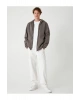 Cep Detaylı Şardonlu Fermuarlı Pamuklu Basic Kapşonlu Sweatshirt