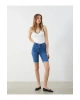 Dar Fit Kadın Jean Şort