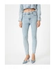 Dar Paça Skinny Kot Pantolon Cepli Yüksek Bel - Carmen Skinny Jeans