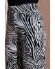 Desenli Regular Fit Yüksek Bel Bol Paça Pantolon PANTOLON 25Y0179K1